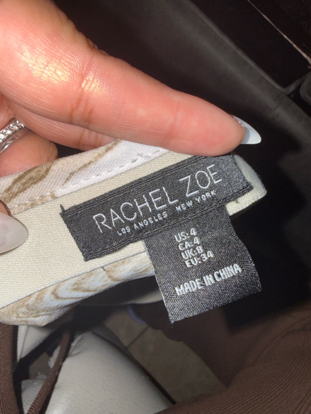 Rachel Zoe Neutral Marble-Patterned Heels